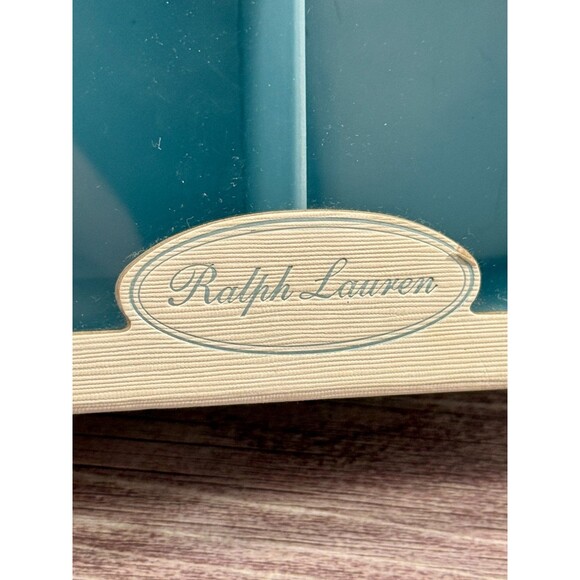 Polo Ralph Lauren Baby Crib Shoes Girls Vintage Box White Pink Size 4 - Picture 13 of 16